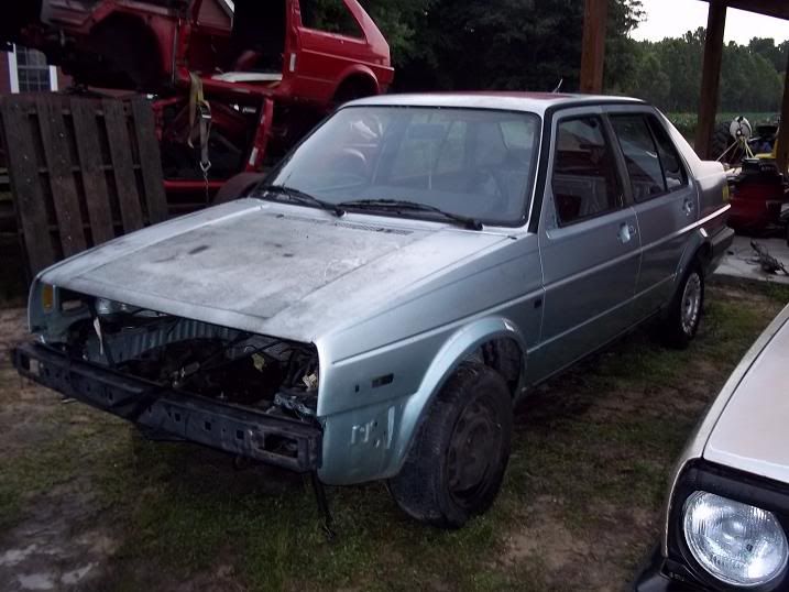 FS/FT 90 Calypso Green Jetta GLI rolling shell. Lower DE. 19933 VW